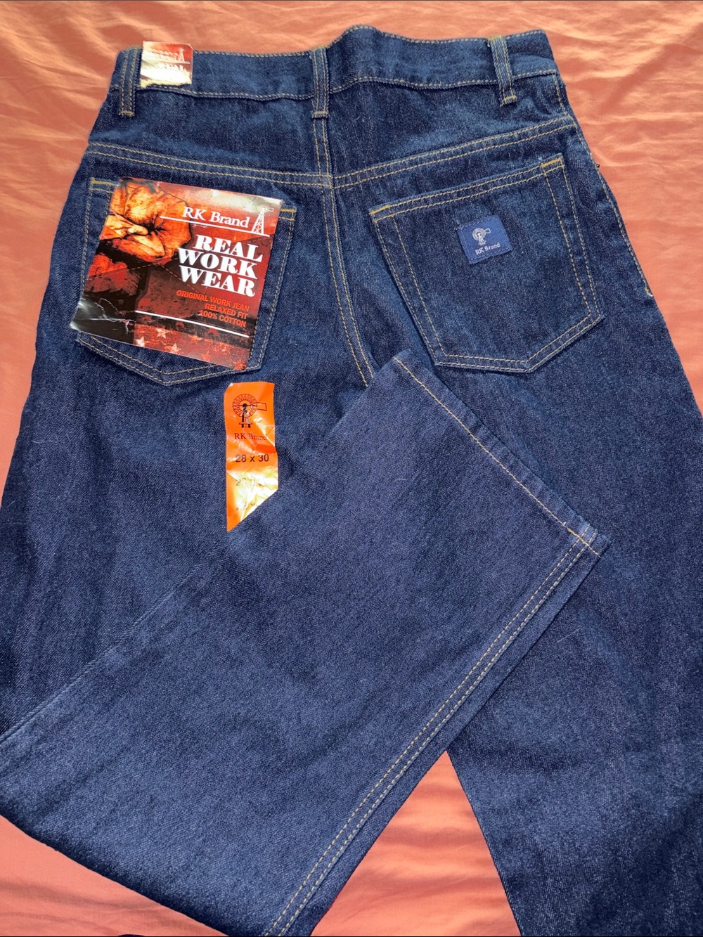 RK Brand Relaxed Fit Men's Jeans in Dark Blue